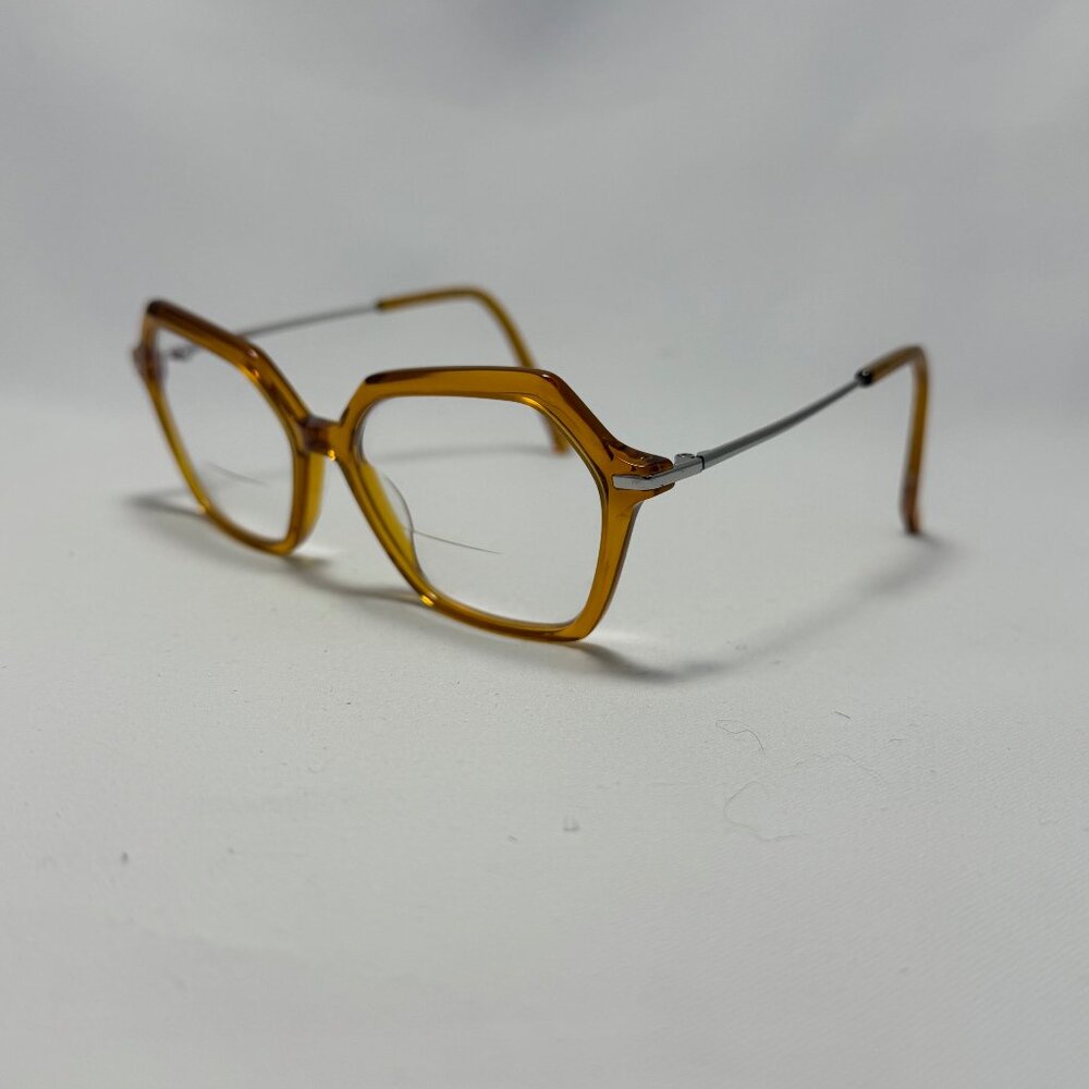 BOGO Eyebuydirect Amber Geometric Eyeglasses - Frames Only